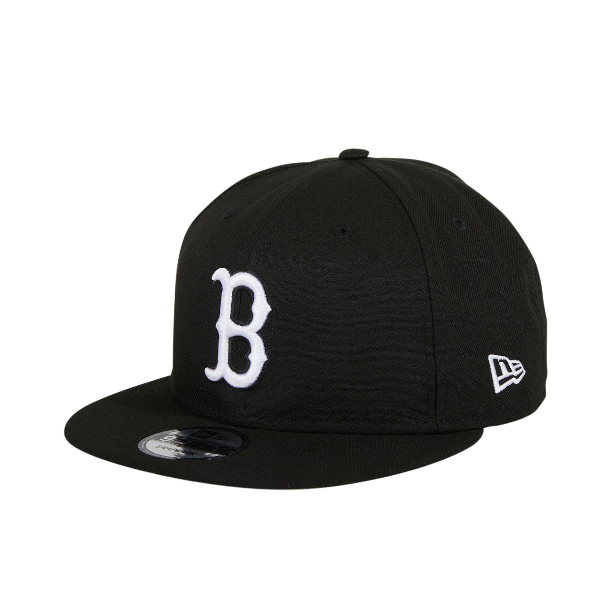 black and white red sox hat