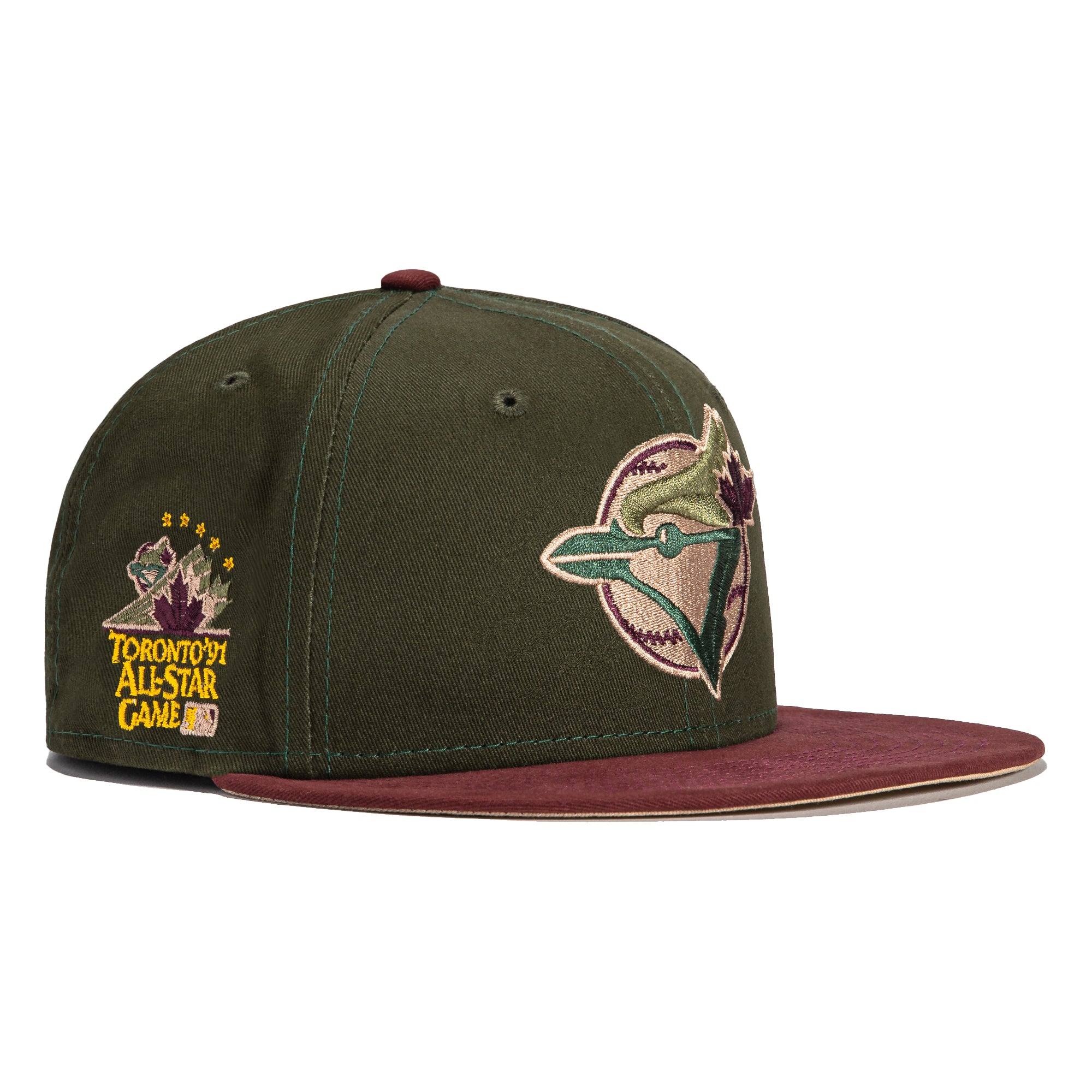 Toronto Blue Jays 1991 All-Star Game New Era 59Fifty Fitted Hat (Yellow  Pink Under Brim)