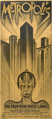Maria the robot from Metropolis movie poster