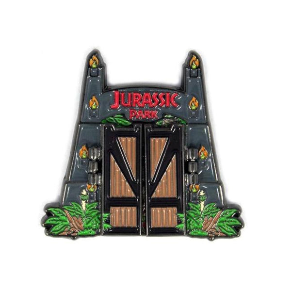 Jurassic Park Gate Enamel Pin 