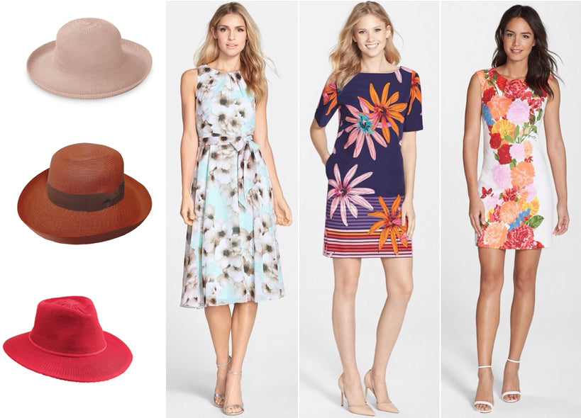 Summer Frocks with Sunhats
