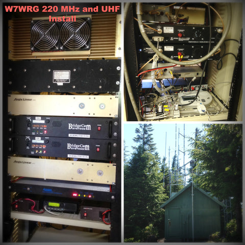 W7WRG BridgeCom 220 MHz and UHF Repeater Install