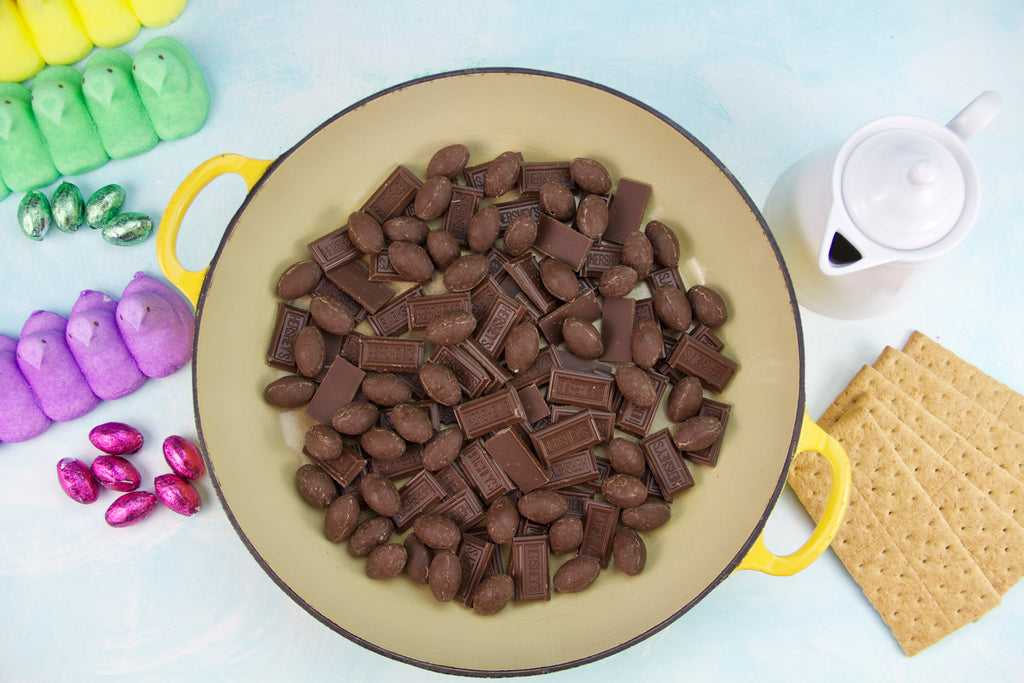 Chocolate For Peeps Skillet S'mores