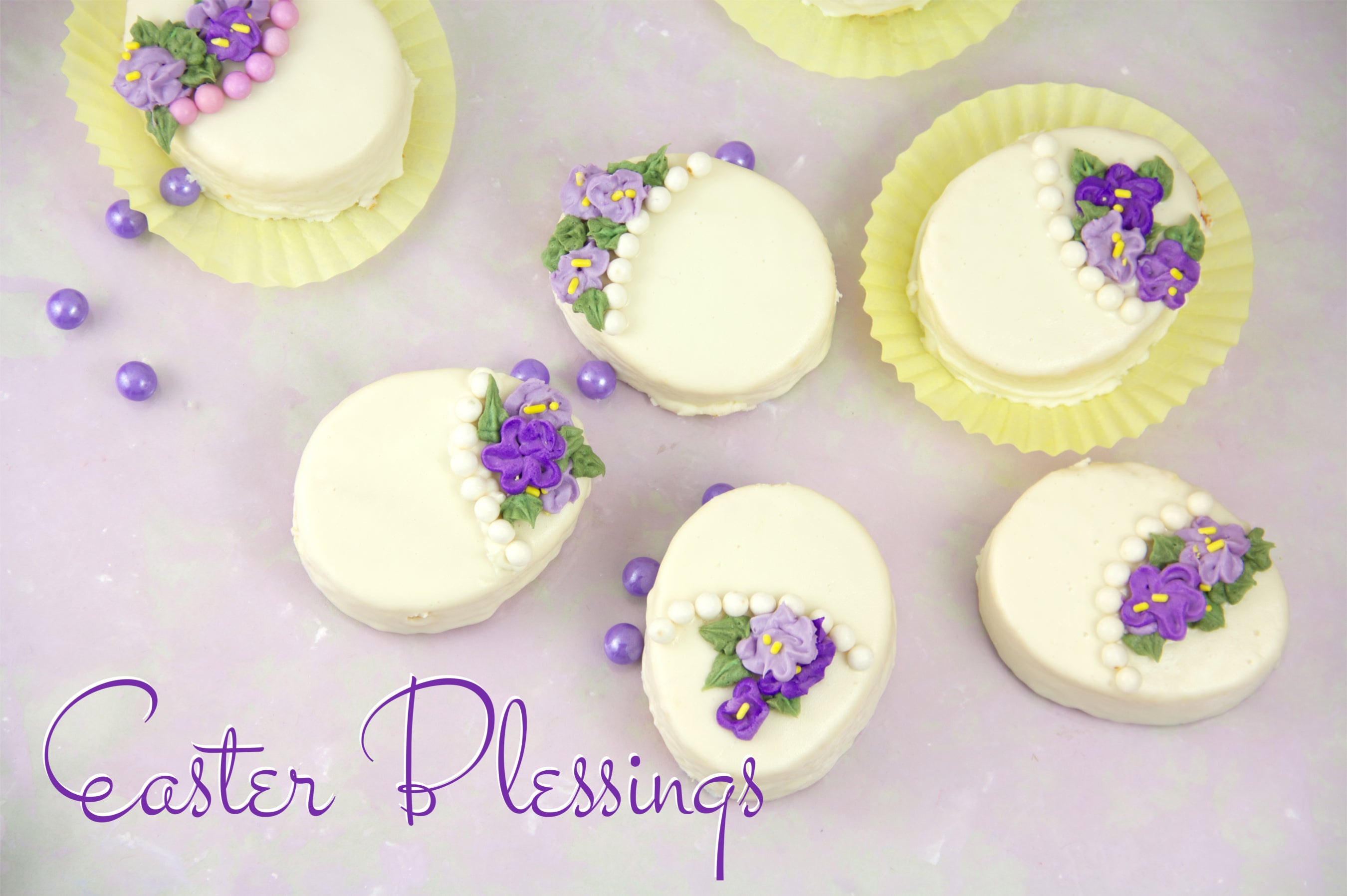 Easter Blessings Egg Cakes