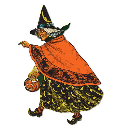 Vintage Witch Cutout