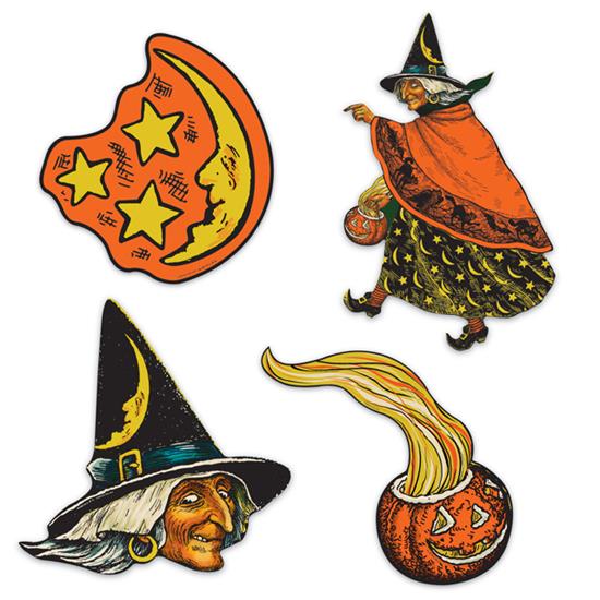 Vintage Halloween Cutouts by Beistle