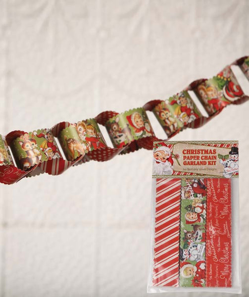 christmas paper chains and garlands