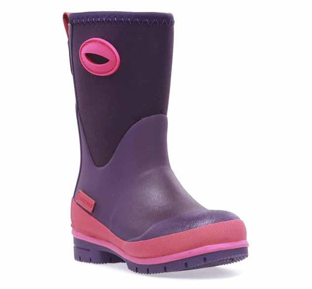 pink and purple boots