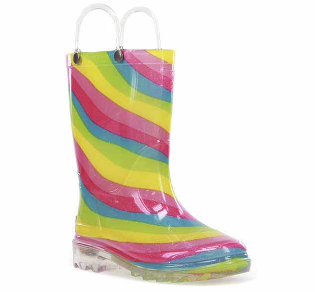 rainbow glitter rain boots