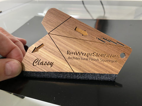 Classy Architectural Finish squeegee, rm wraps
