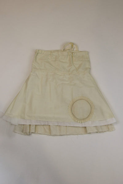 Happy Green Bee Cotton Muslin Skirt-5T-Natural-5T