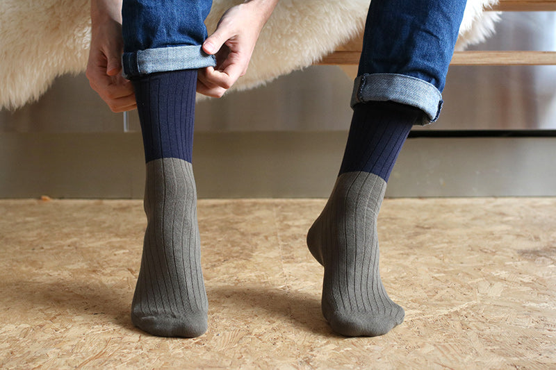 colorful men socks - sustainable production - Escuyer