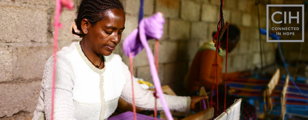 Connected in Hope // Fair Trade Scarves and Handbags // Made in Ethiopia