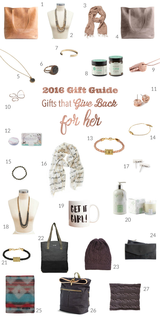 Gifts That Give Back // For Her 