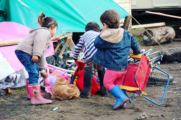 Refugee Children Playing // Together Rising // Featured Charity at Society B // January 2016