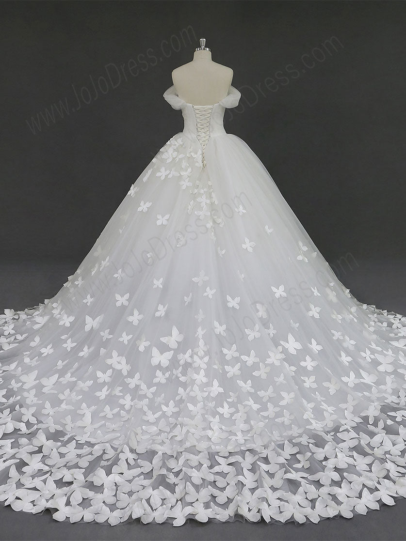 butterfly ball gown