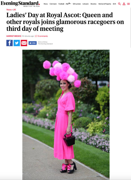 Yuan Li London millinery Royal Ascot hats ladies day 2019 