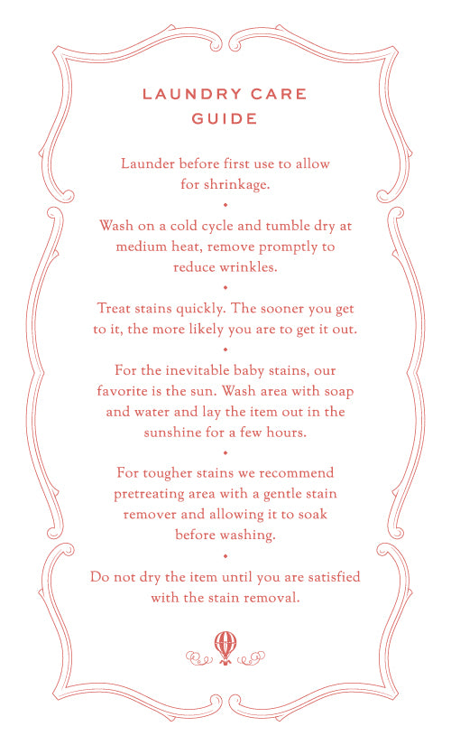 de Buci Baby Laundry Care Guide