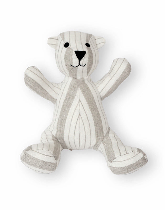 striped teddy bear