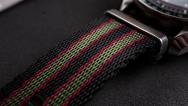 Classic Bond Jetson NATO strap close up