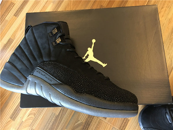 jordan retro 12 ovo black