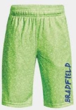 under armour neon green shorts