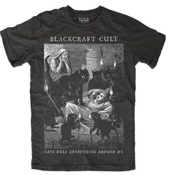 blackcraft cult cats rule tshirt