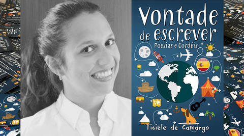 Ticiele de Camargo and her book Vontade de Escrever