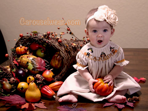 Girls Thanksgiving Dresses and Boys Outfits
