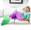 The OG Mermaid Tail Blanket for Adults and Teens - Classic Design in 2 FINtastic Colors