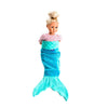 Blankie Tails Dolls Aqua Mermaid Tail Blanket