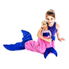 Blankie Tails Dolls and Kids Pink Mermaid Tail Blanket