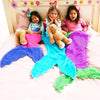 Blankie Tails Toddler Green/Blue/Purple Mermaid Blanket