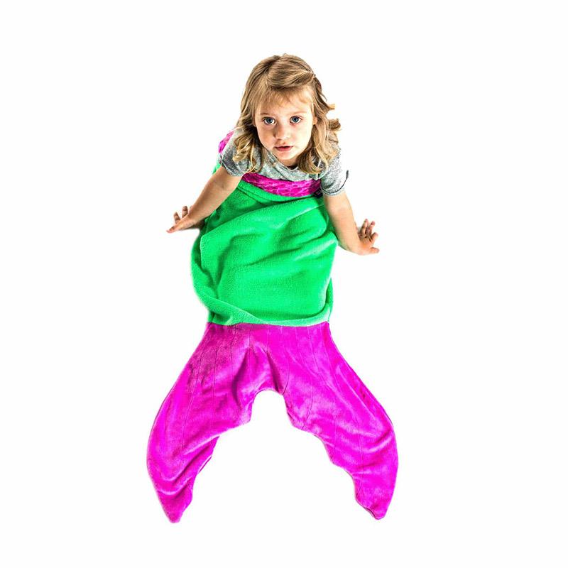 Blankie Tails Toddler Purple Mermaid Blanket