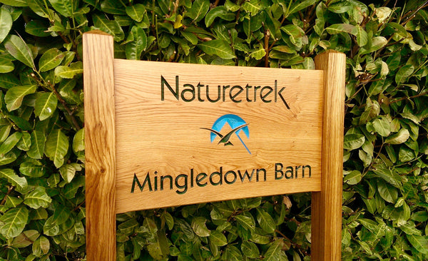Naturetrek Ladder Sign With Logo