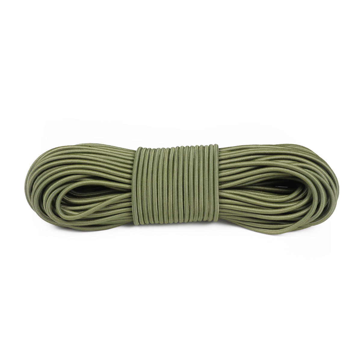 4mm Olive Elastic Bungee Rope Shock Cord Tie Down UV Stable 