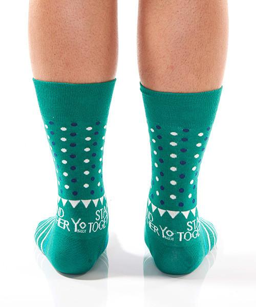 Green Dots: Men's Crew Socks | Stand Together