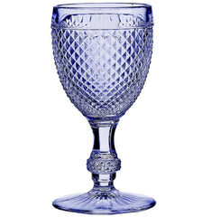 Bicos Lavender Wine Glass Vista Alegre | Alchemy Fine Home