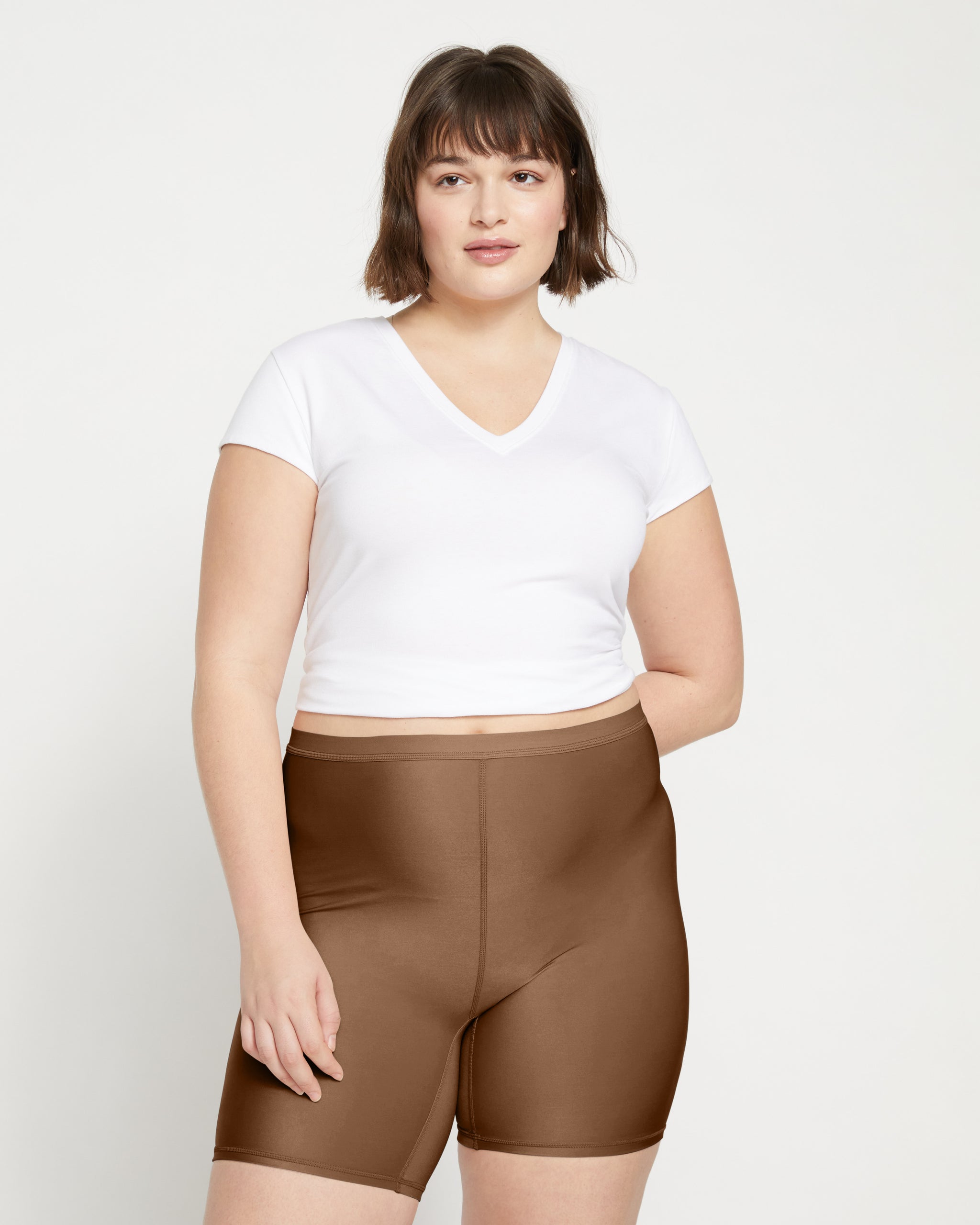 Barely-There Slip Shorts - Cocoa | Universal Standard