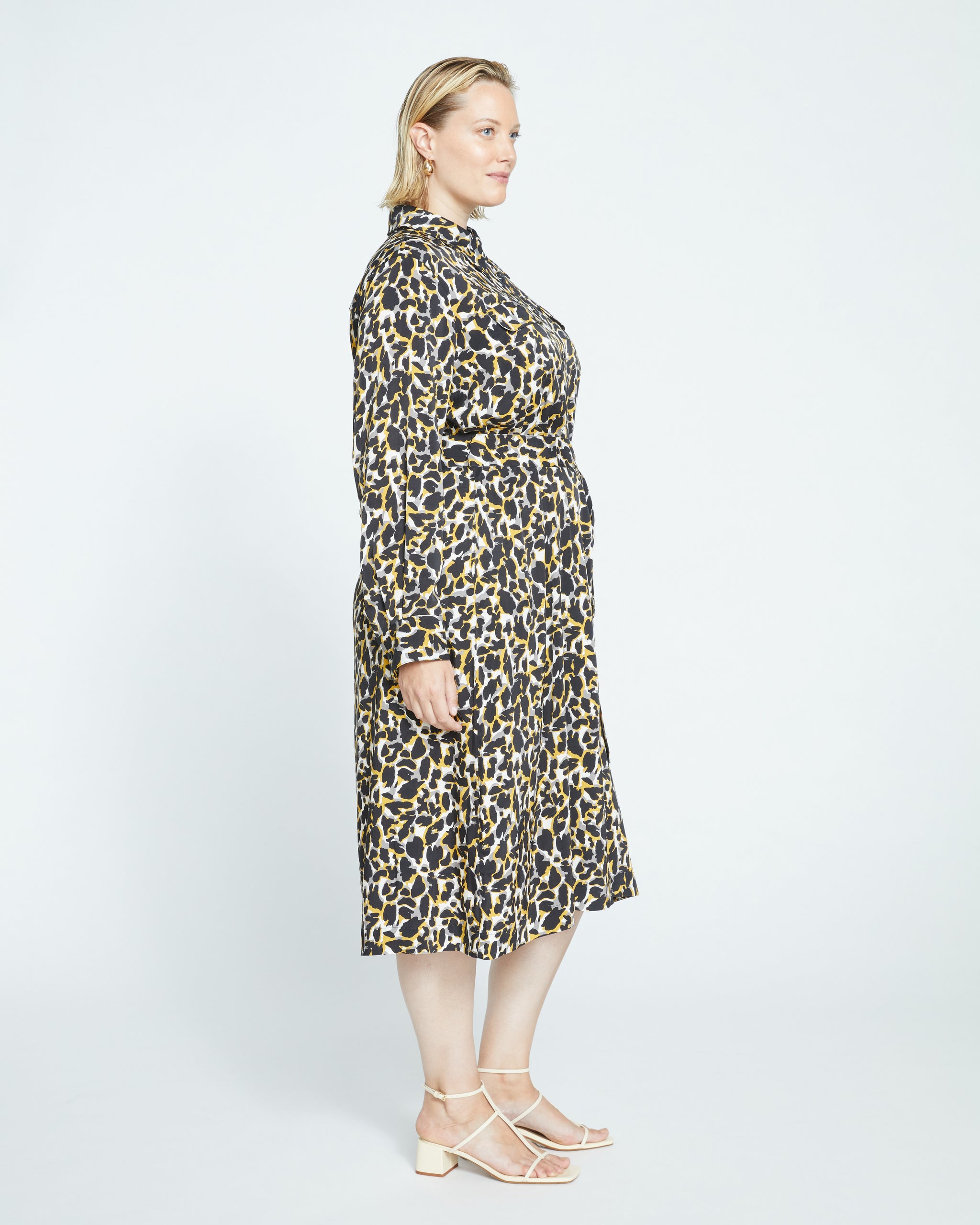 Cooling Stretch Cupro Savannah Dress - Leopard | Universal Standard