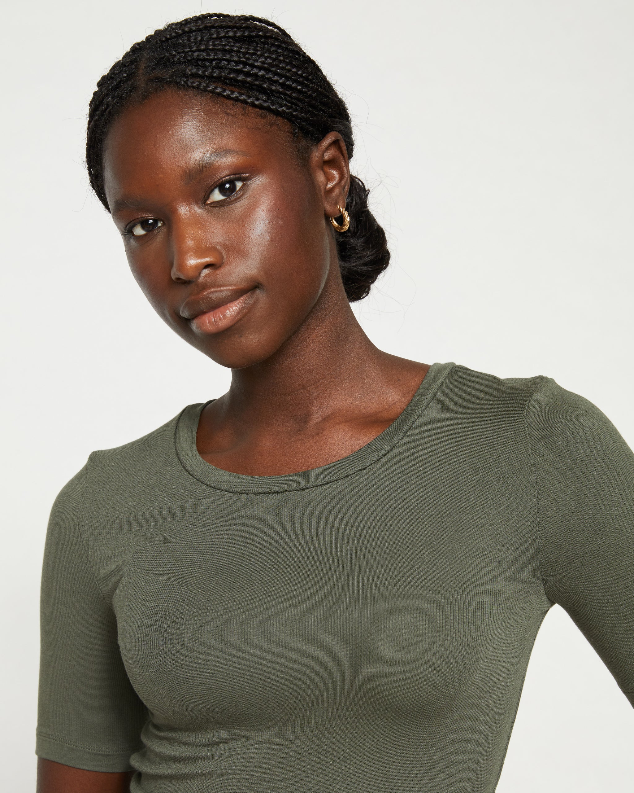 Xersion Women's Green Activewear Scoop Neck Short Sleeve Pullover Top  Blouse XL