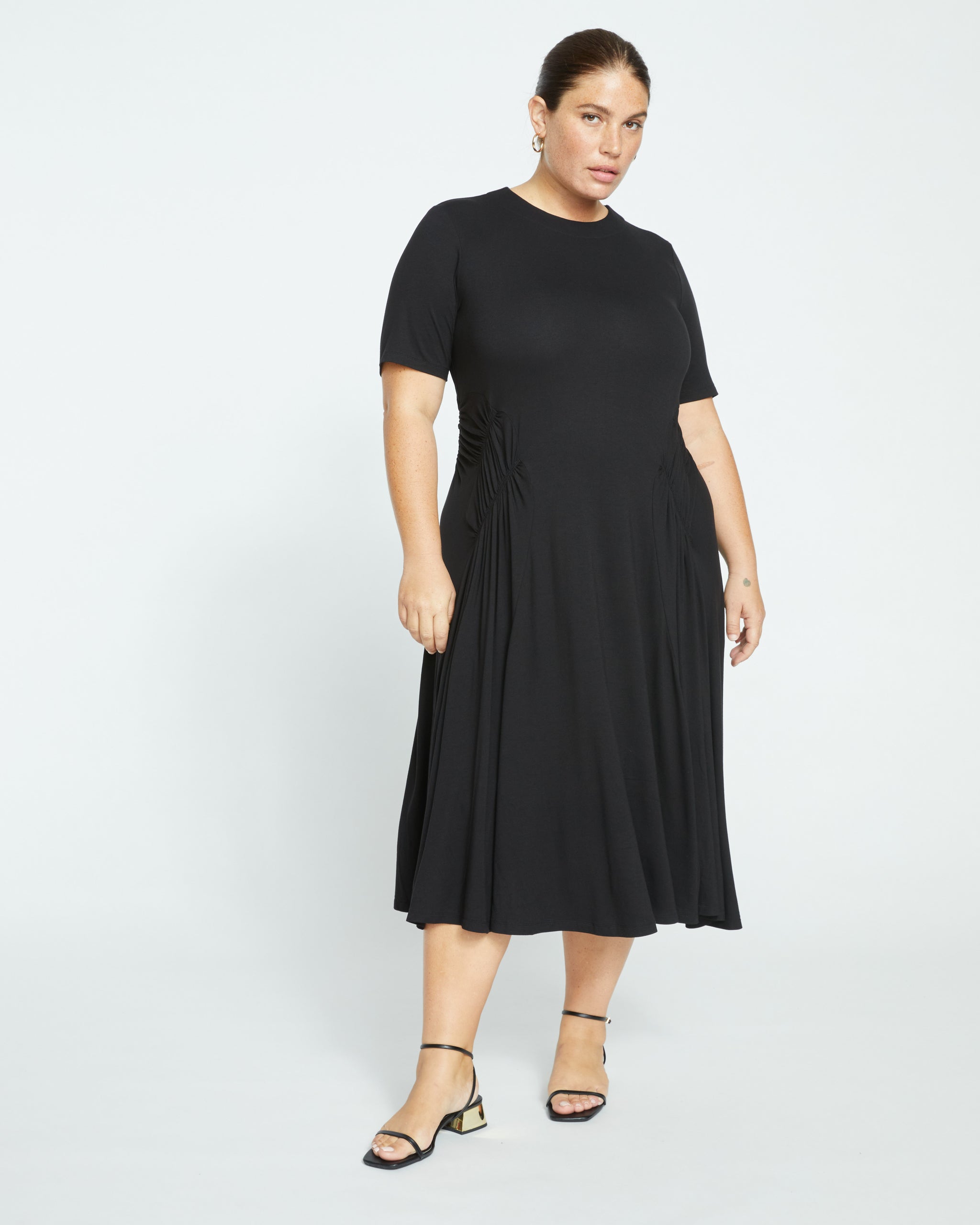 Easy Black Jersey Dress - Adored By Alex