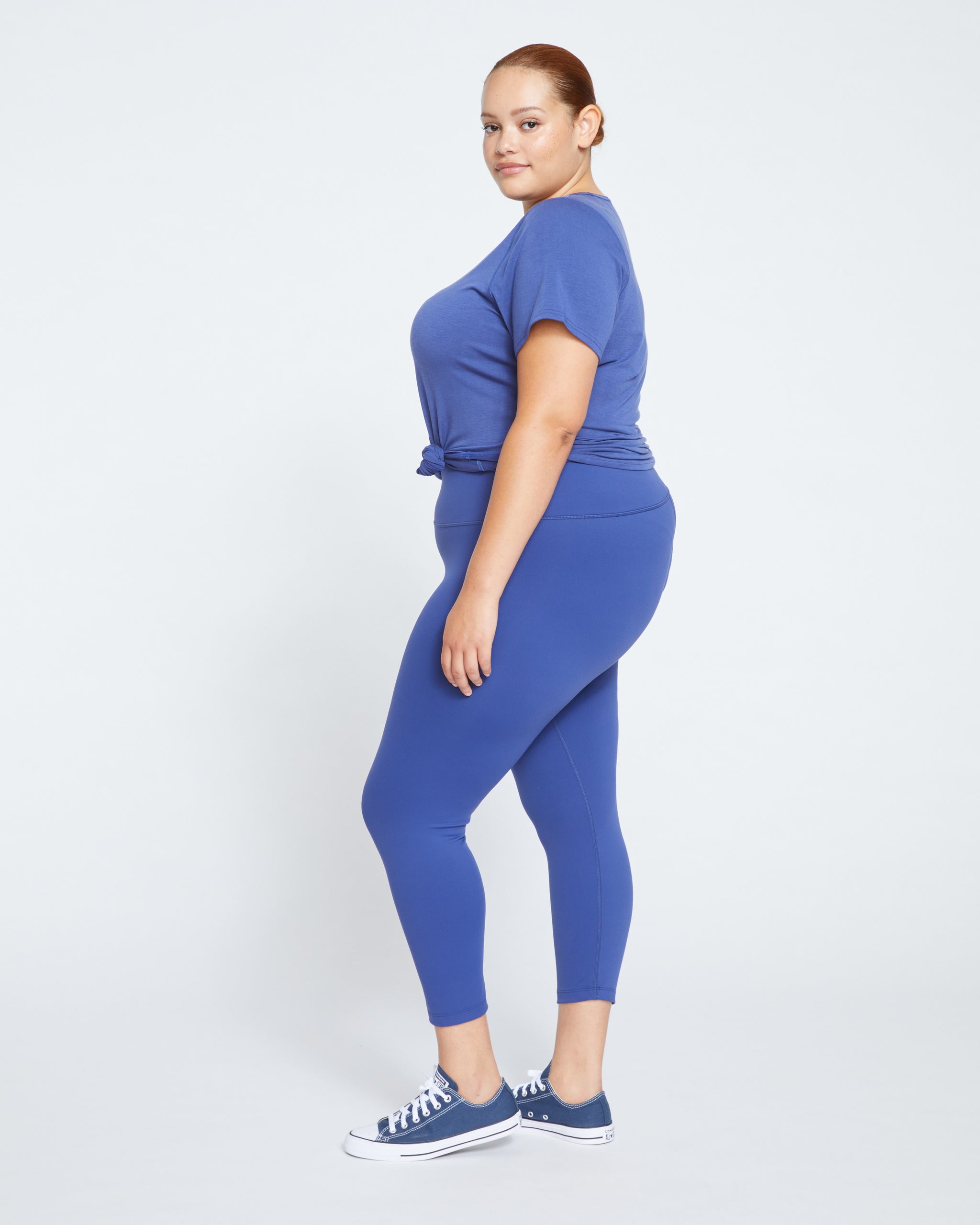 Next-to-Naked Cropped Legging - Rich Cobalt