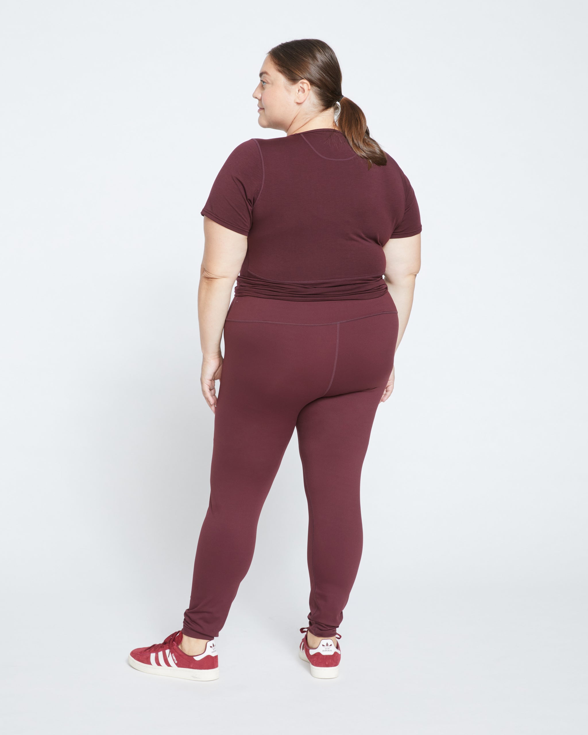 Next-to-Naked Legging - Black Cherry