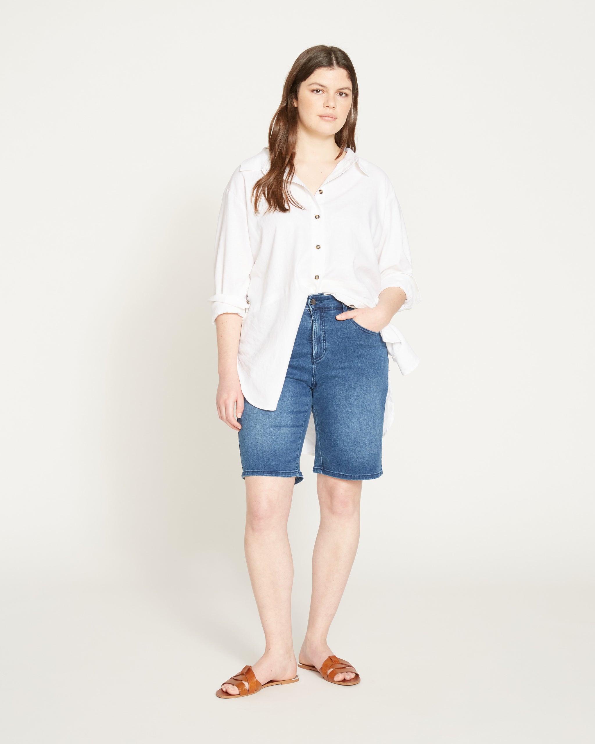 Plus Size Denim Shorts & Capris, Sizes 10 - 36