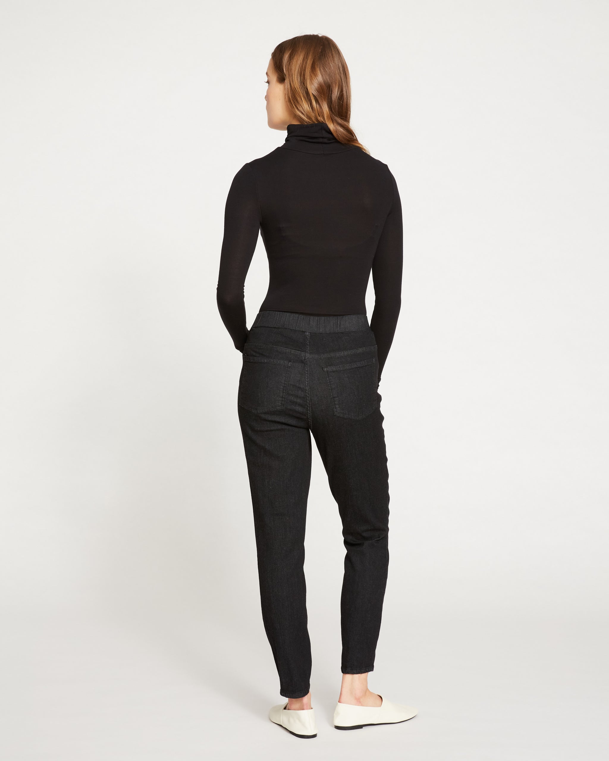 V by Very Coated Jegging Black Coated Women's Trousers Jean-legging Hybrid.  UK 8