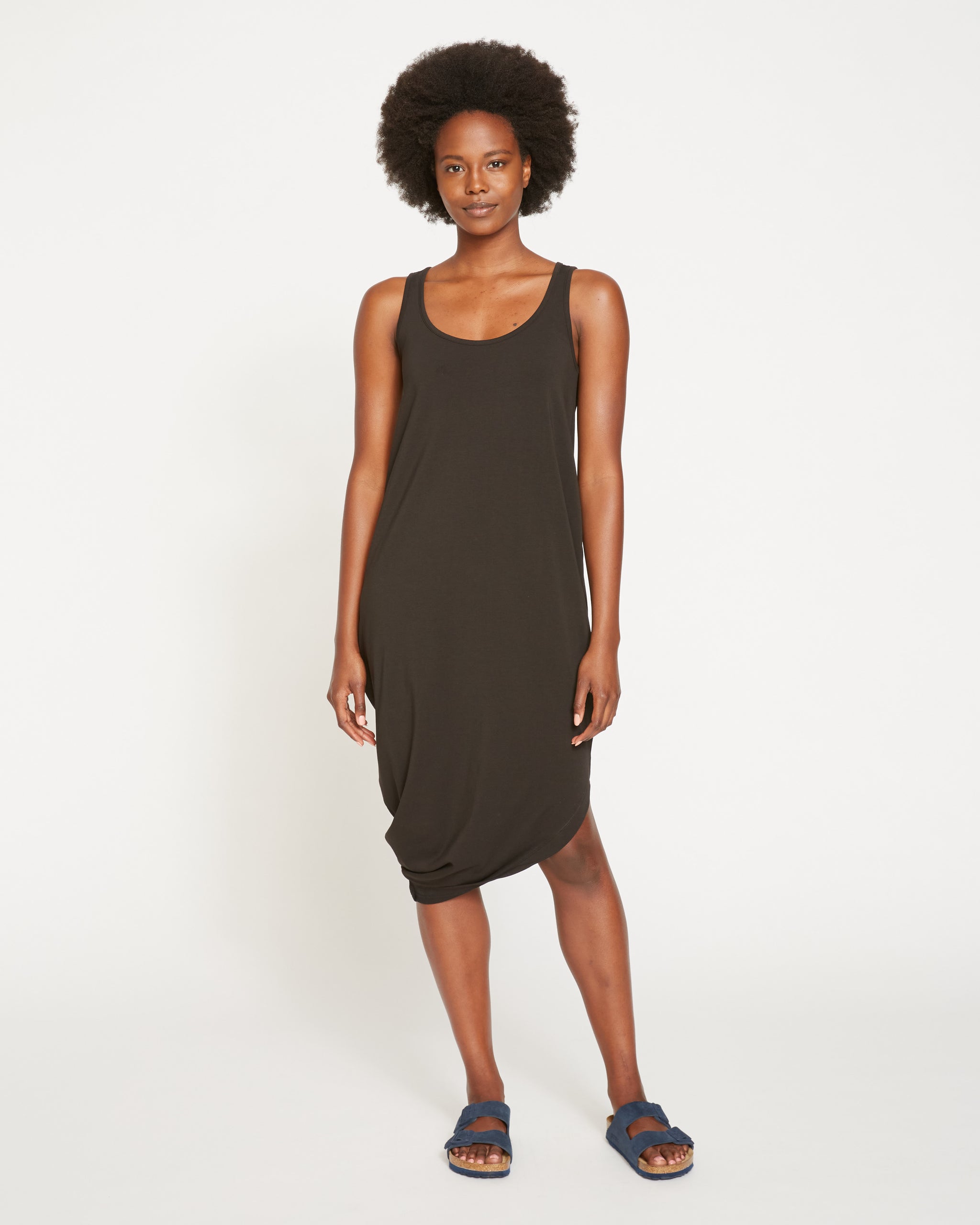 Tank Midi Dress - Black