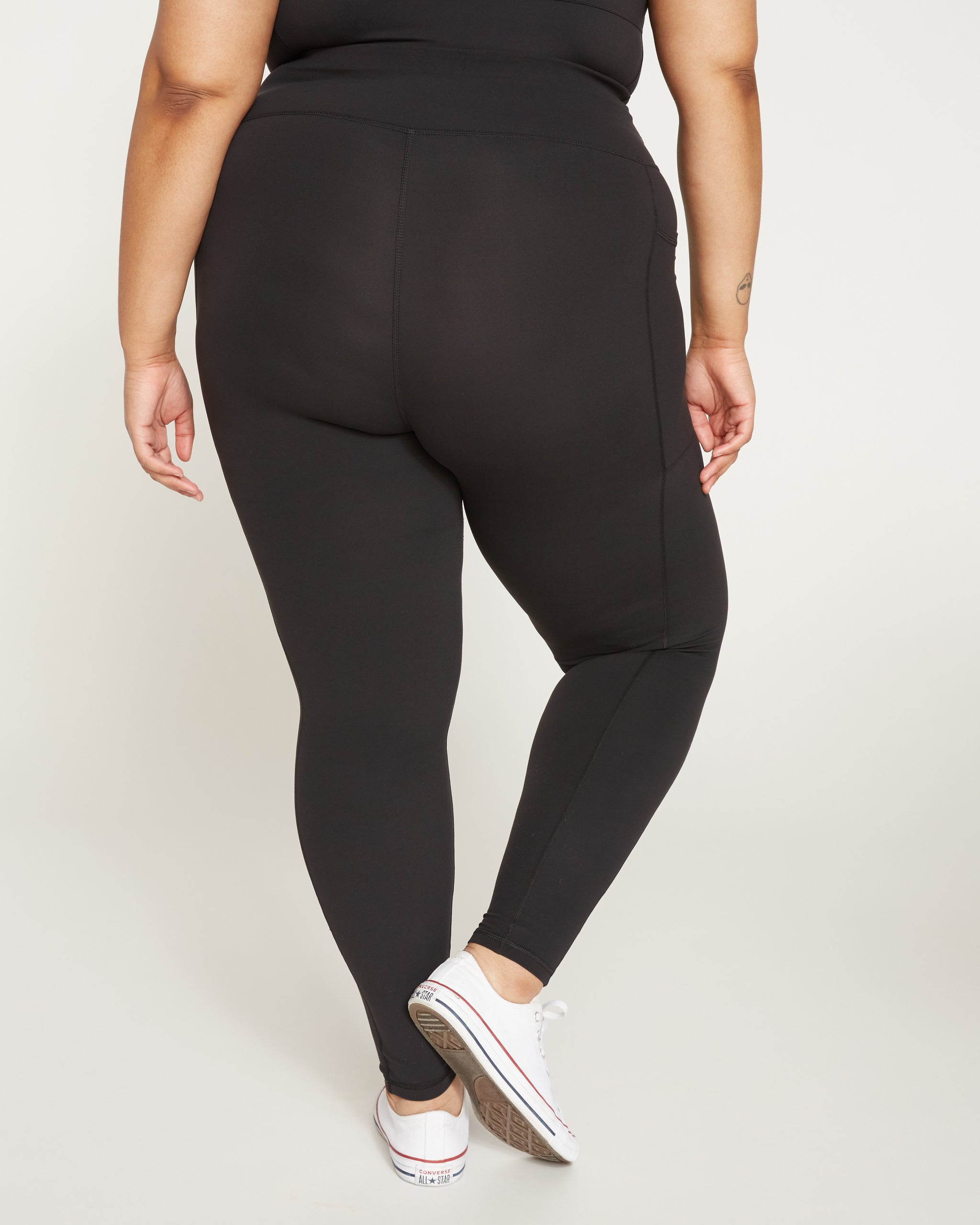 PLUS SIZE BLACK JEGGINGS WITH REAL POCKETS – Luv 21 Leggings