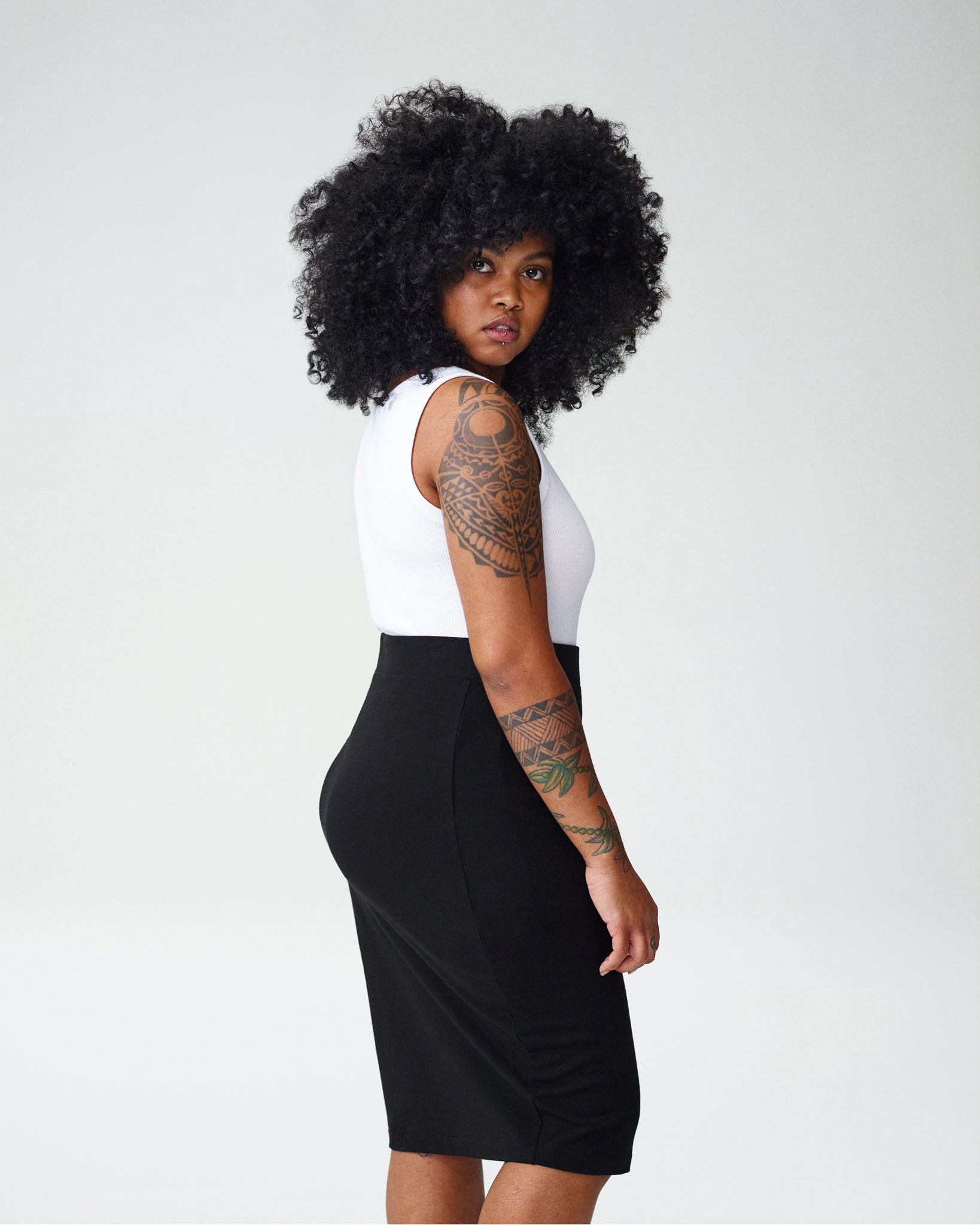 Petite Danube Jersey Skirt - Universal | Standard Black