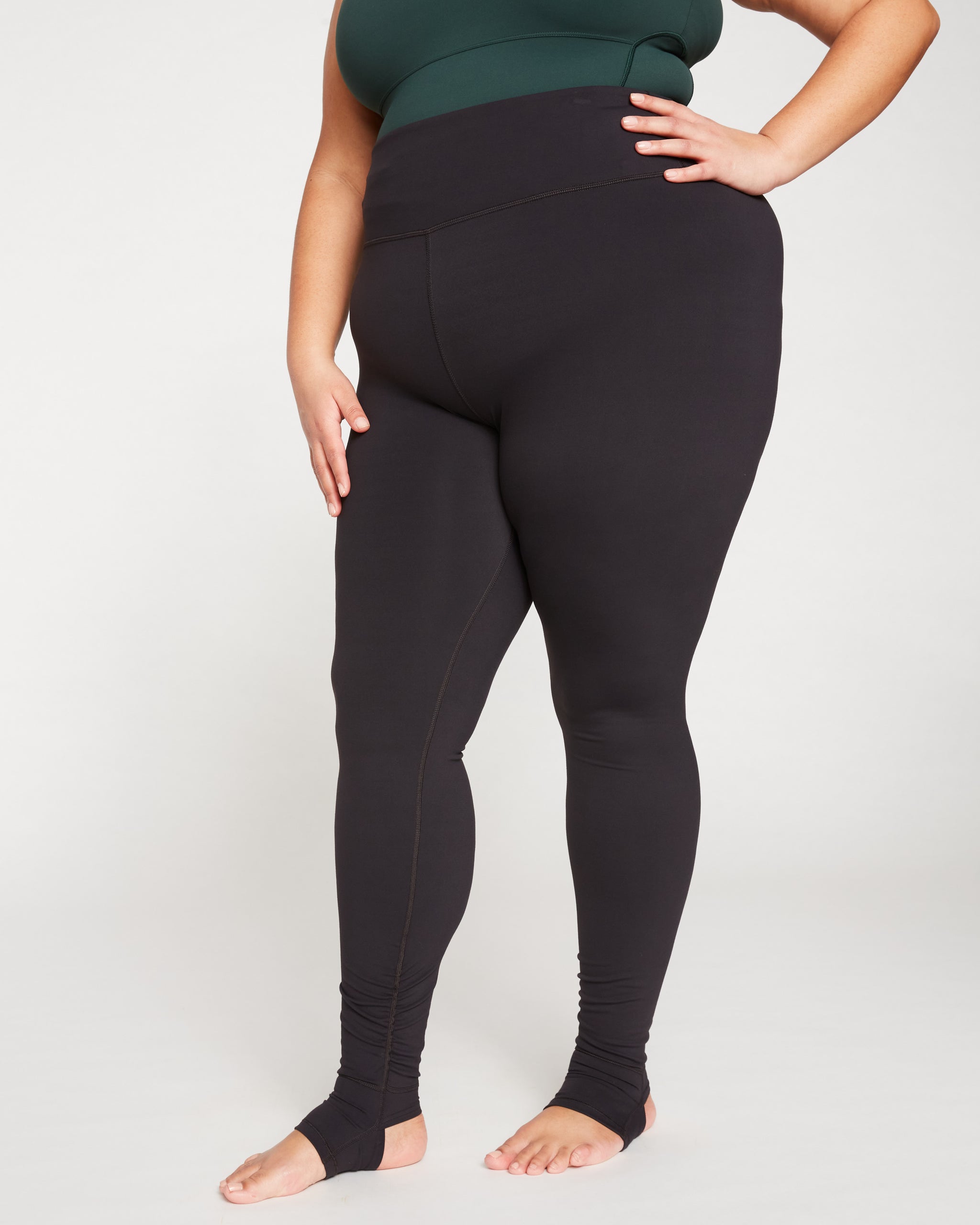 SAGE COLLECTIVE STIRRUP HIGH RISE LEGGING-Black (Size Small) MSRP $65 NWT